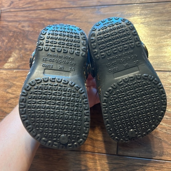 Halloween pumpkin lined clogs slip ons NEW - Picture 4 of 5